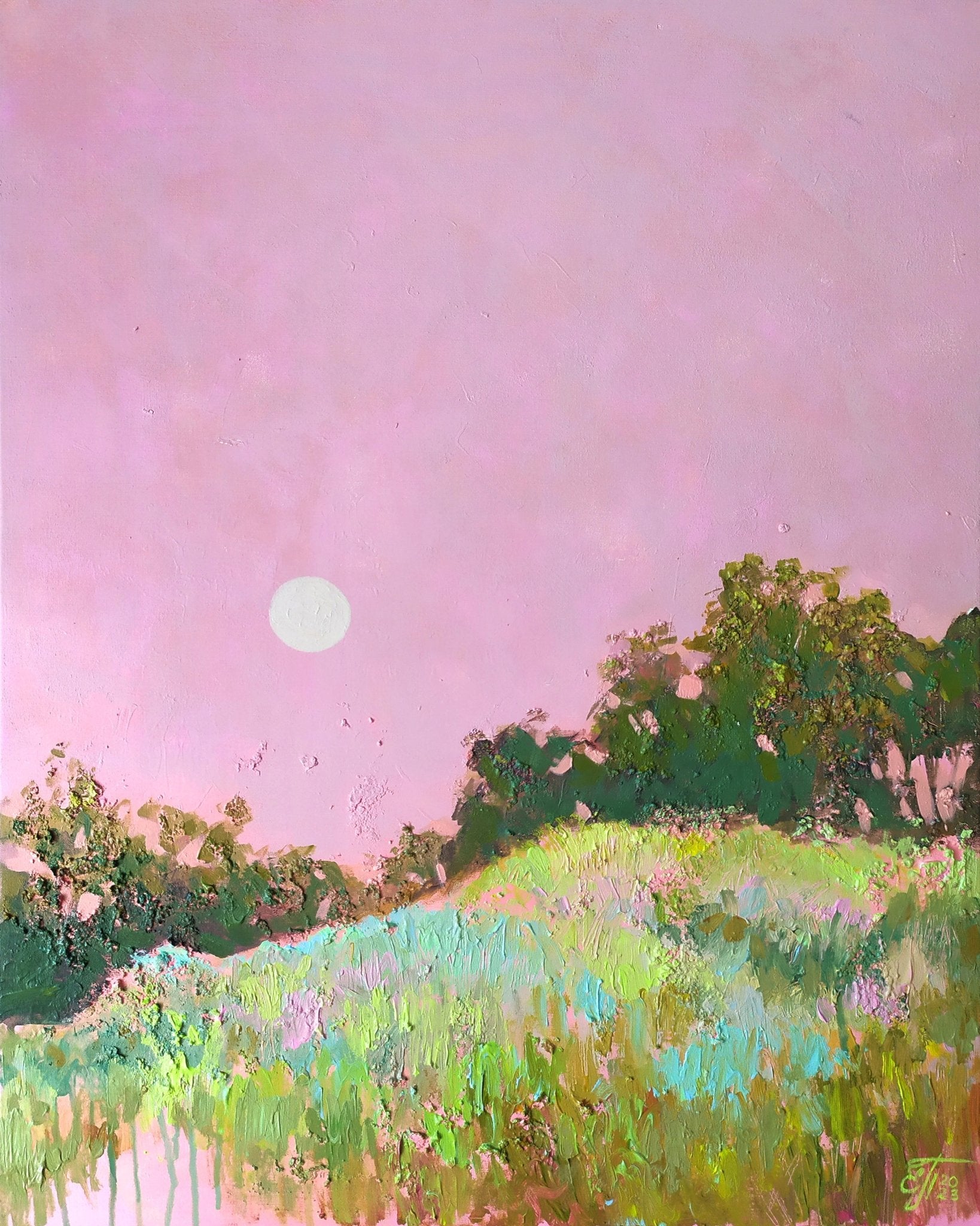 Pink Meadow Moon