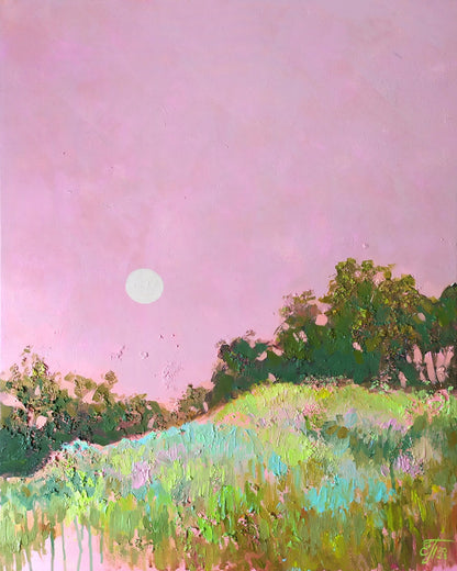 Pink Meadow Moon