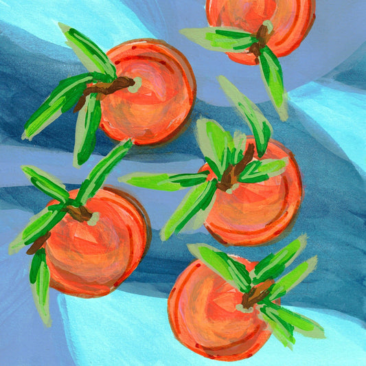Painterly Citrus Pattern