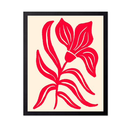 Bold Red Flower