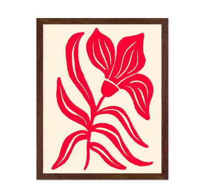 Bold Red Flower
