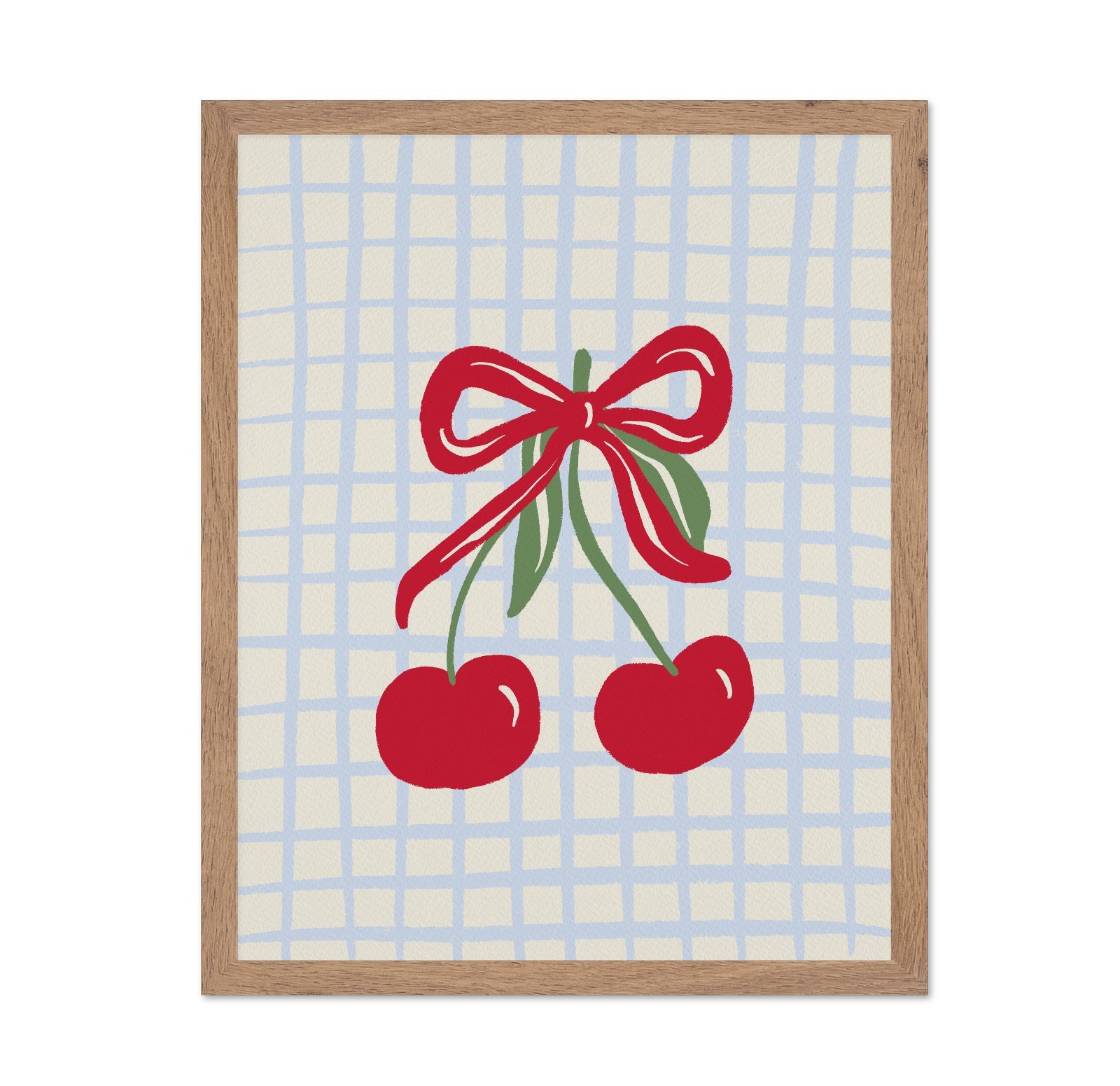 Cherry Ribbon Charm