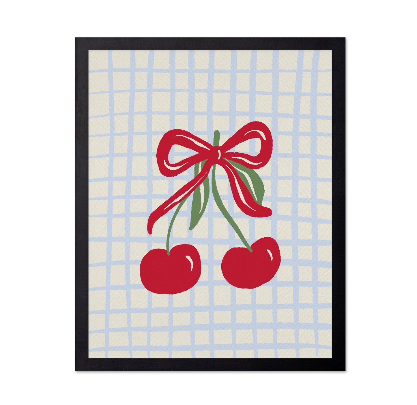 Cherry Ribbon Charm