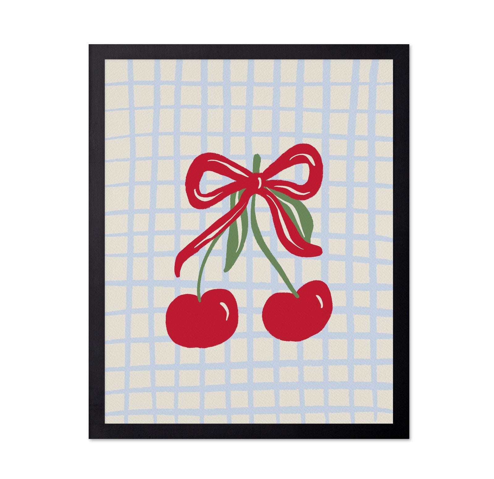 Cherry Ribbon Charm