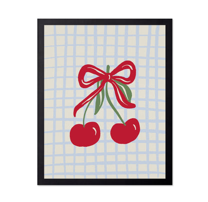 Cherry Ribbon Charm