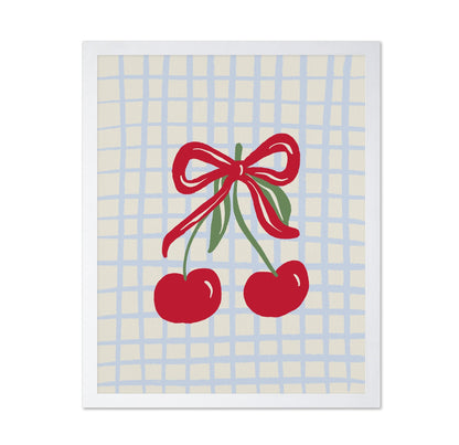 Cherry Ribbon Charm