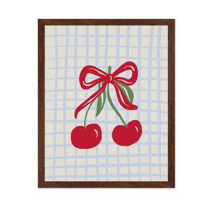 Cherry Ribbon Charm