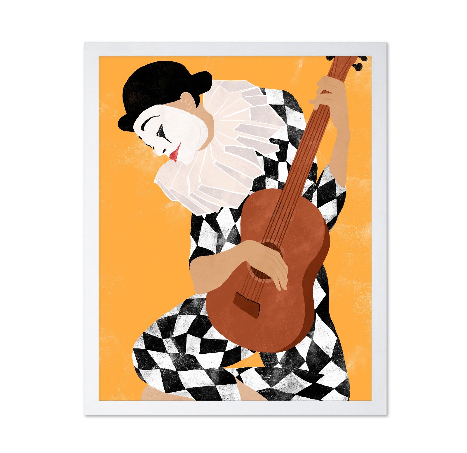 Harlequin Guitar Player