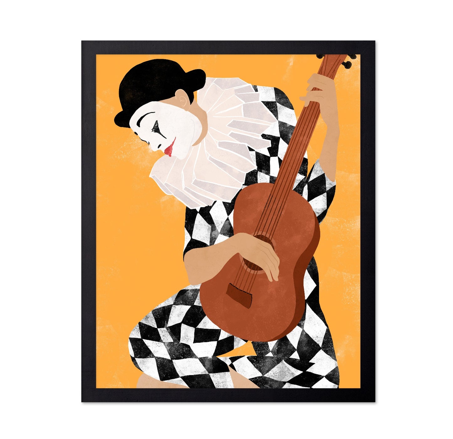 Harlequin Guitar Player
