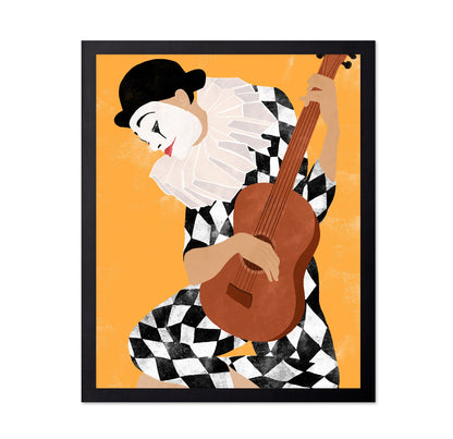 Harlequin Guitar Player