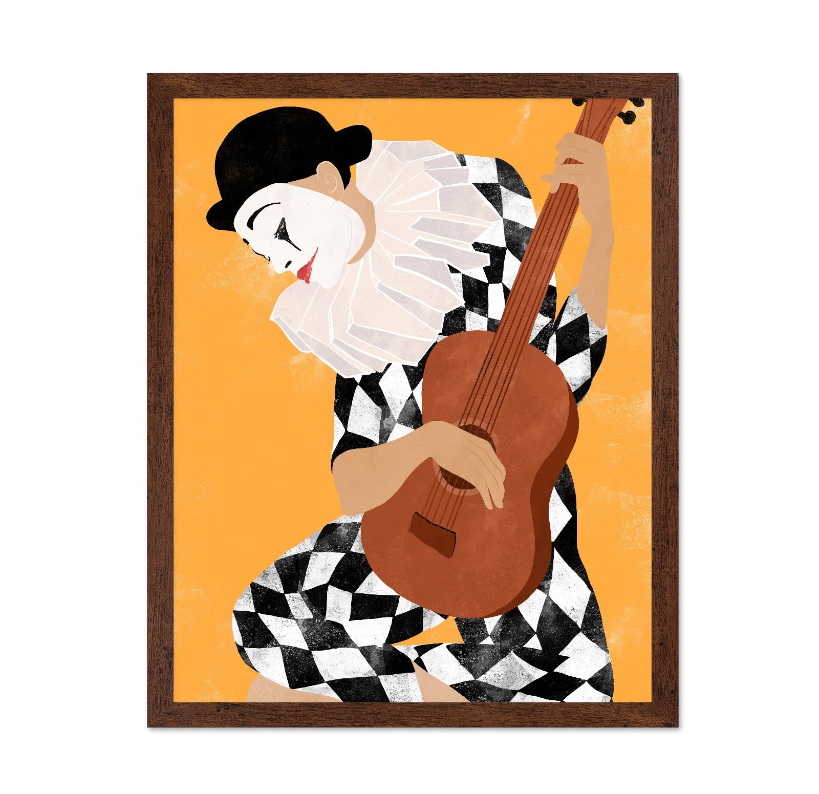 Harlequin Guitar Player