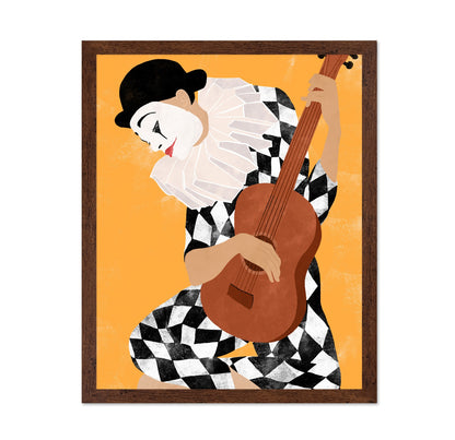 Harlequin Guitar Player