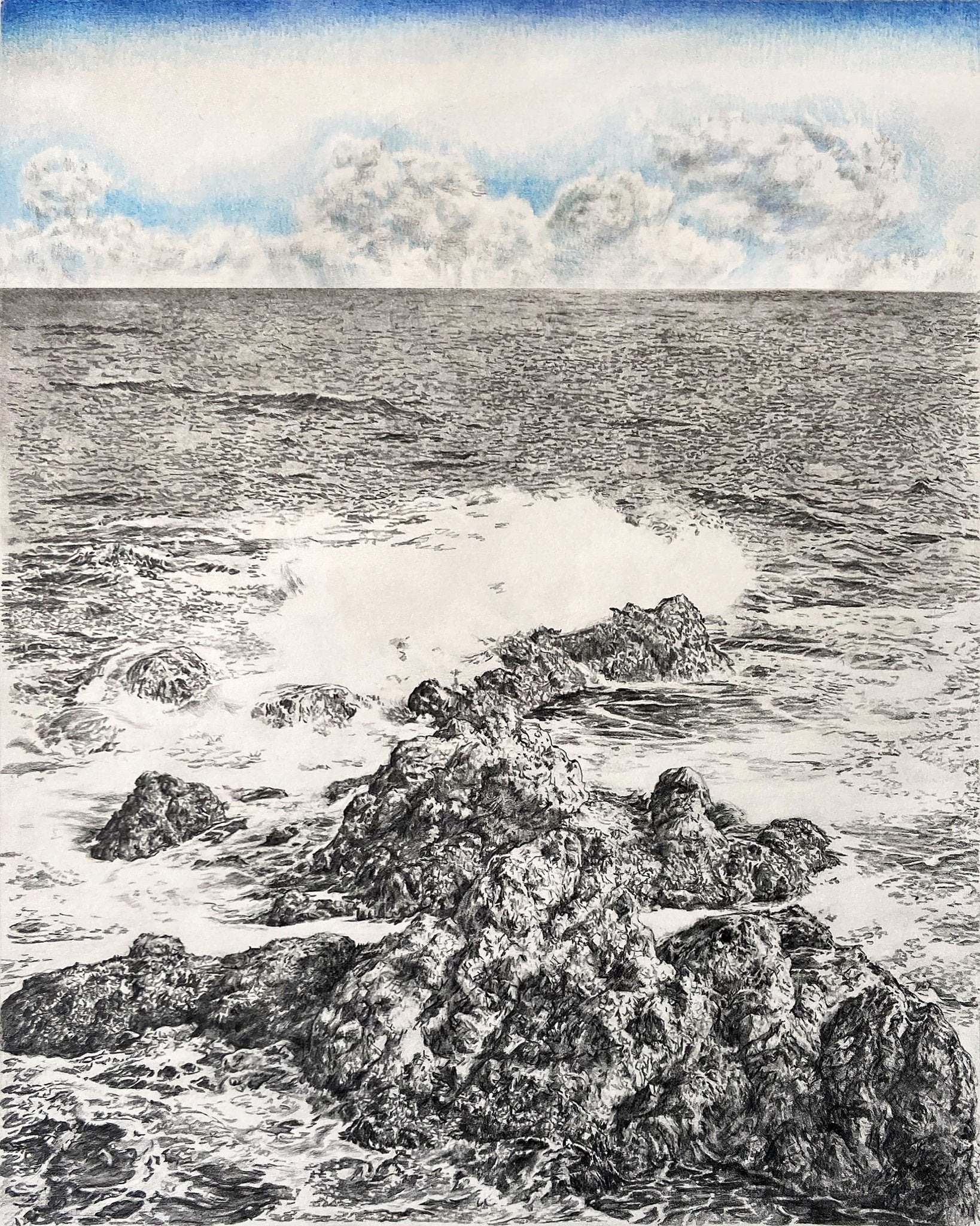 Waves Breaking on Coastal Rocks