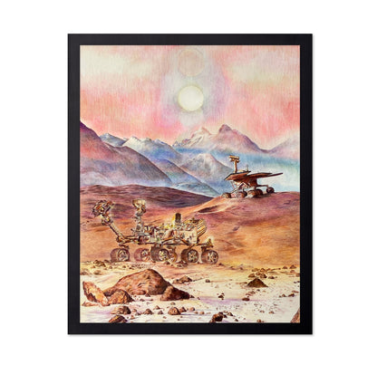 Mars Rovers at Twin Suns