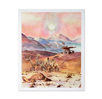 Mars Rovers at Twin Suns
