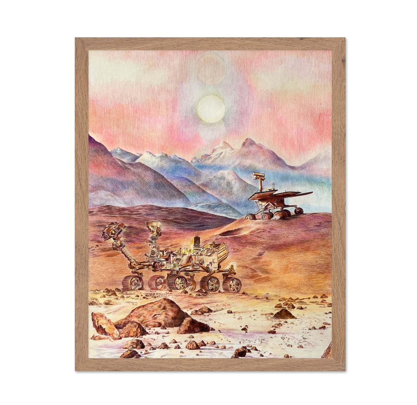 Mars Rovers at Twin Suns