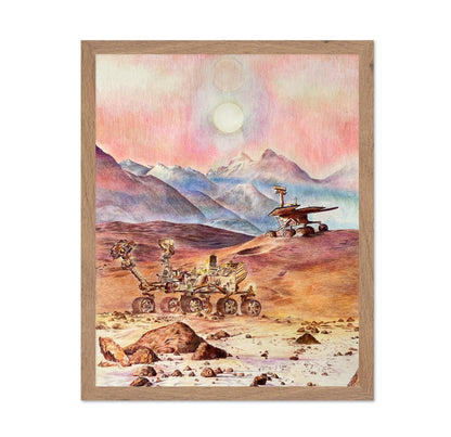 Mars Rovers at Twin Suns