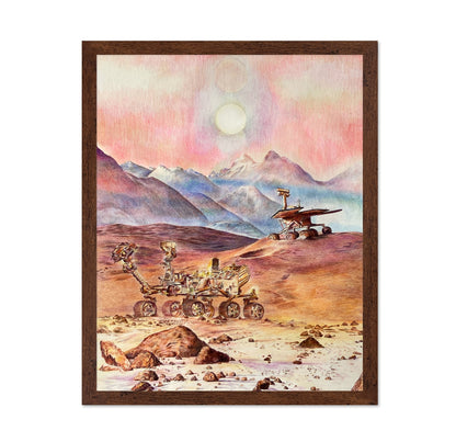 Mars Rovers at Twin Suns
