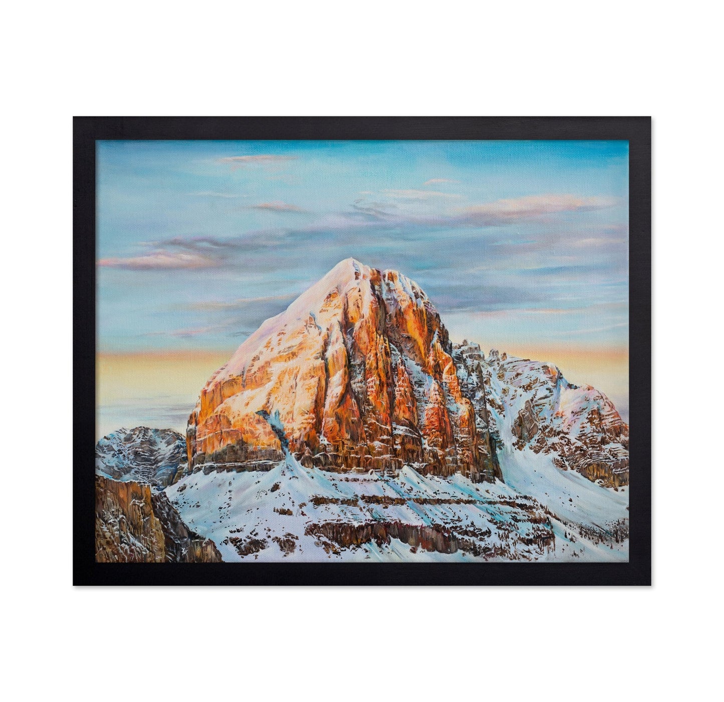Sunlit Alpine Peak