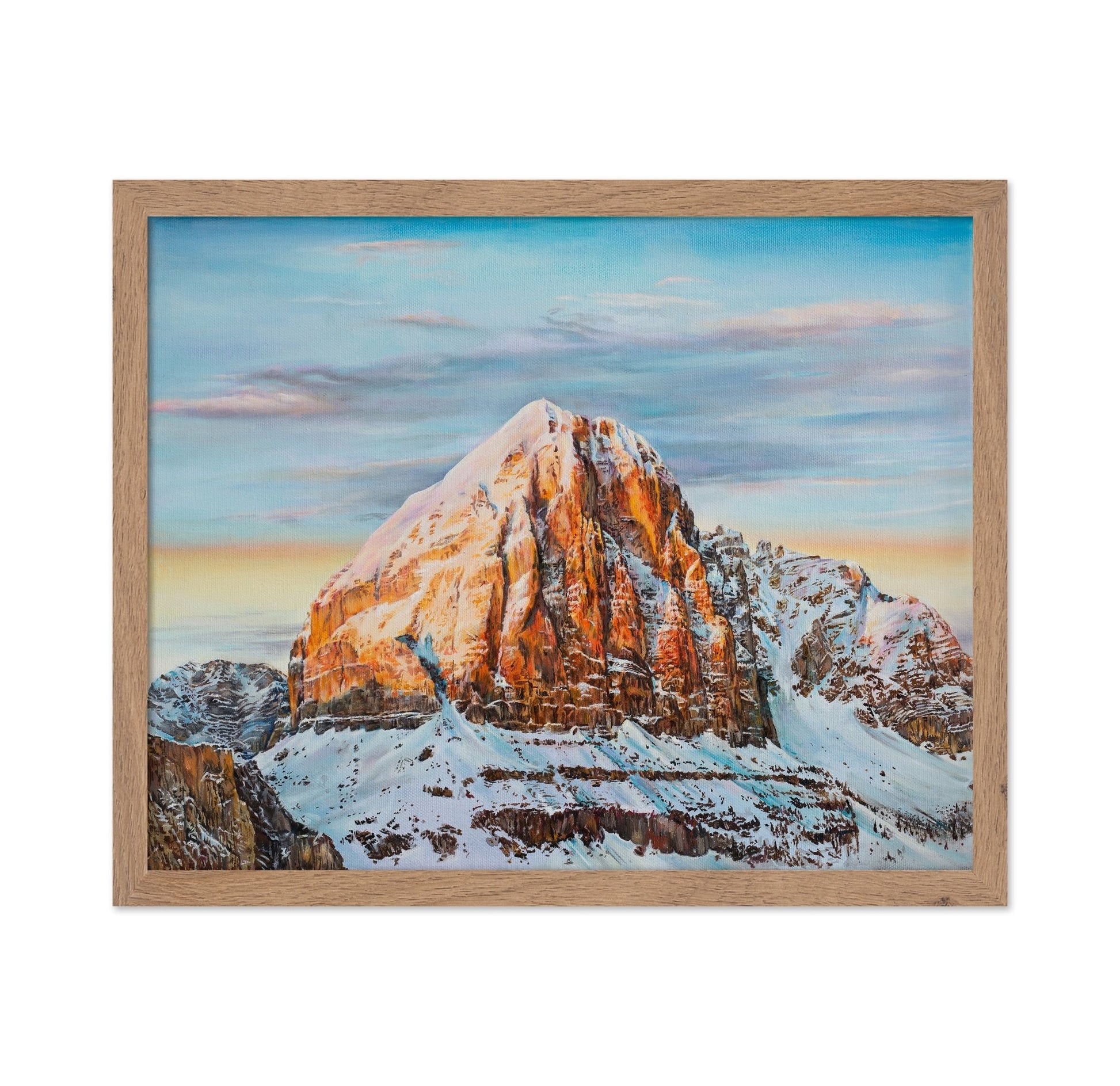 Sunlit Alpine Peak