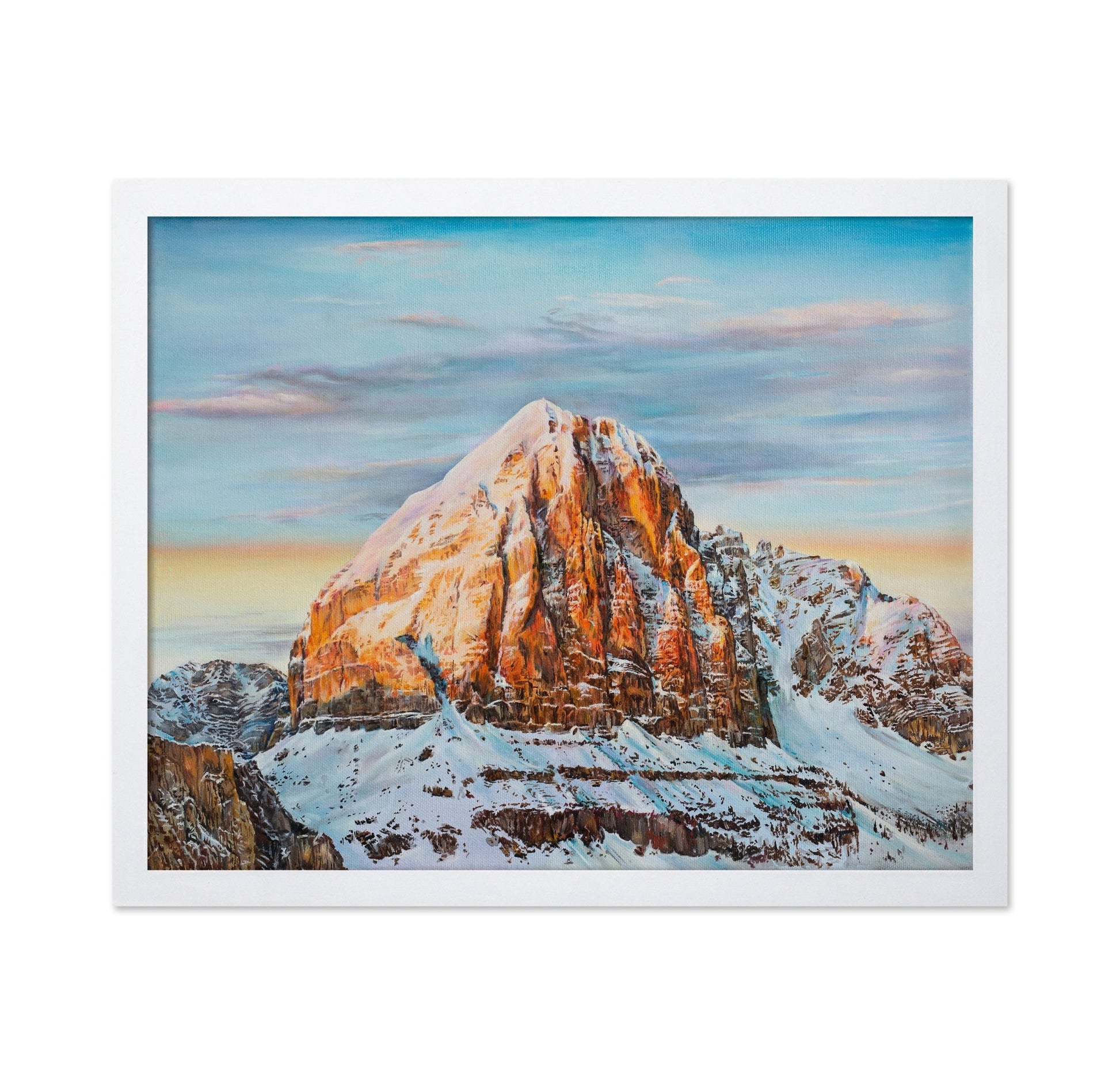 Sunlit Alpine Peak