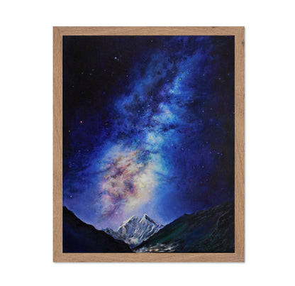Milky Way Over Mountain Peaks No2