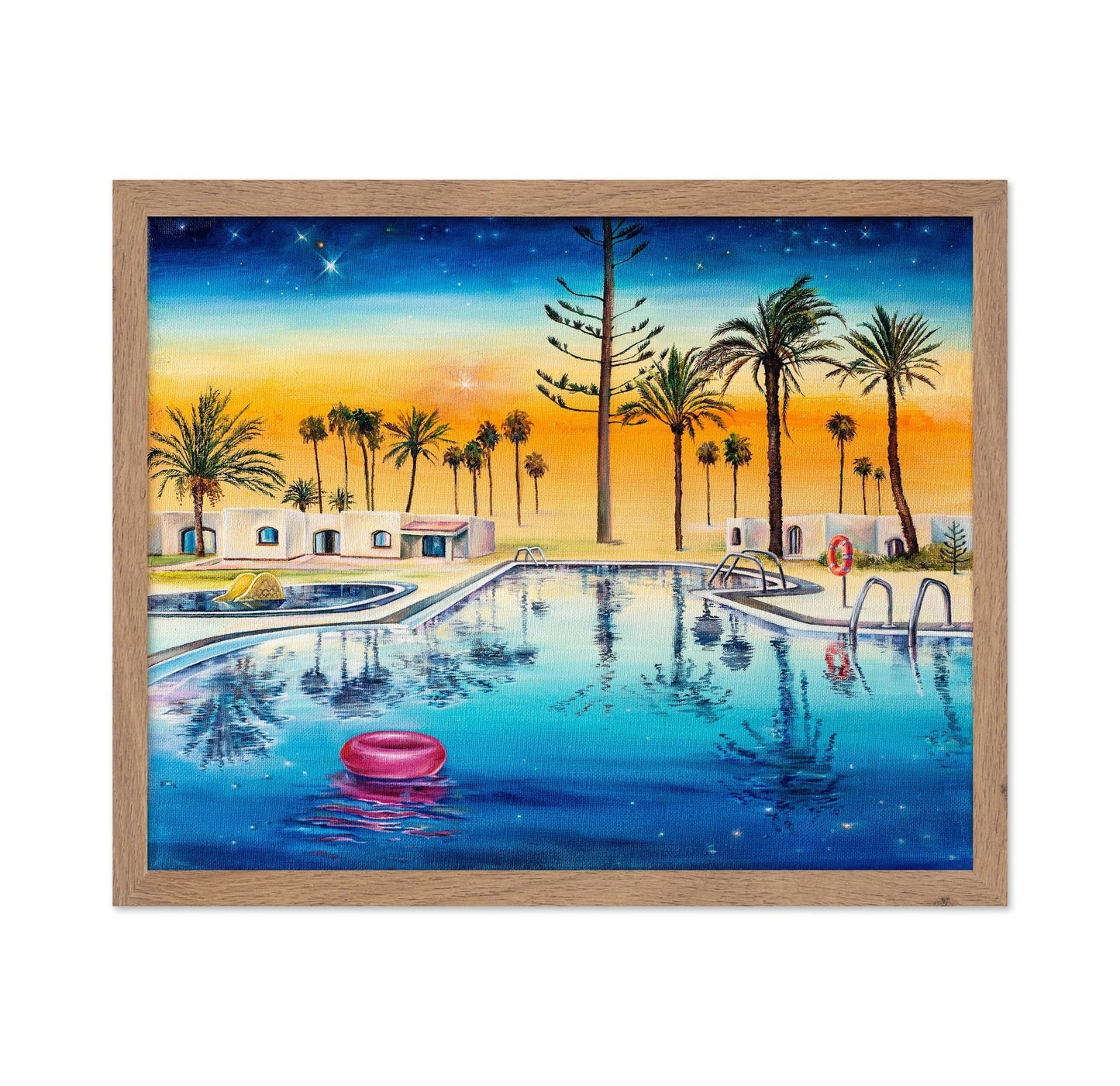 Sunset Poolside Oasis