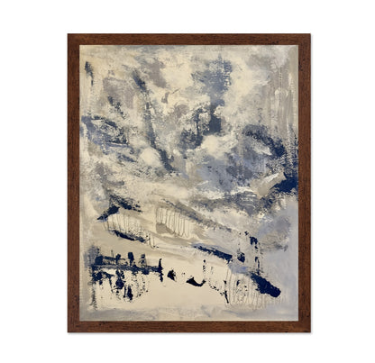 Moody Blue Abstract