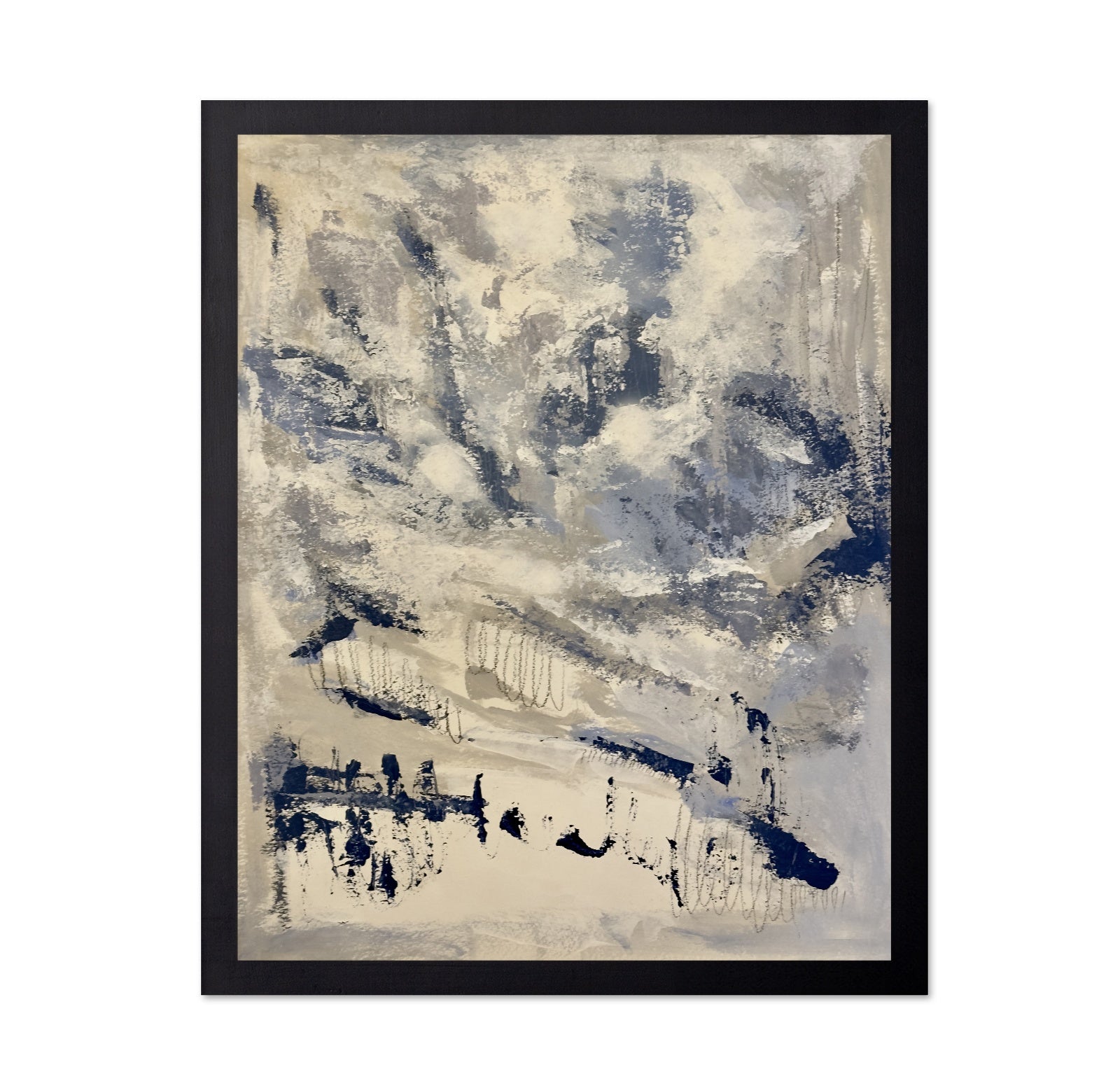 Moody Blue Abstract