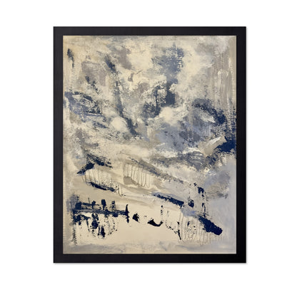 Moody Blue Abstract