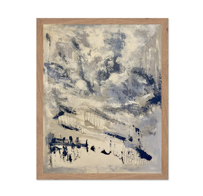 Moody Blue Abstract