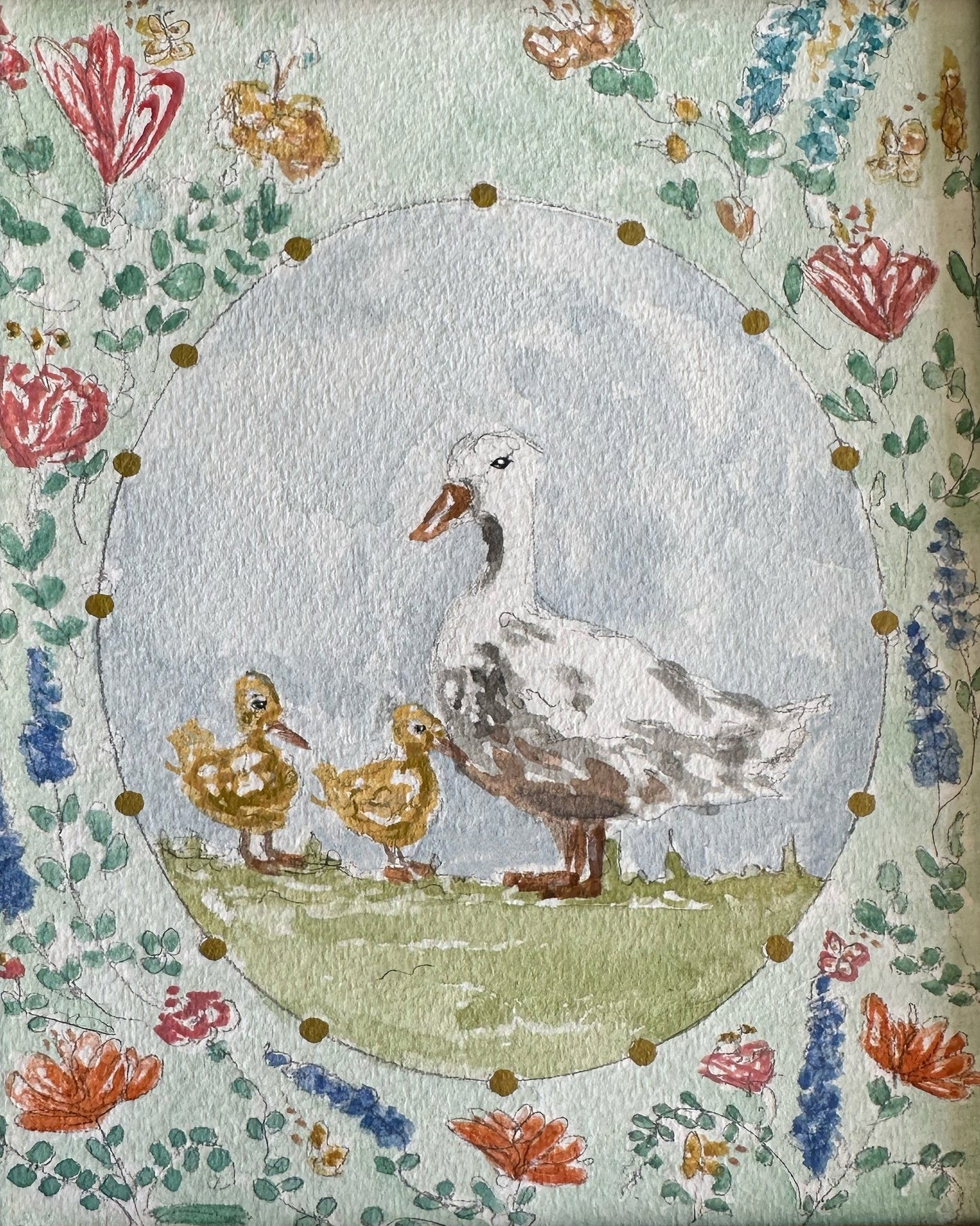 Duck Family Garden