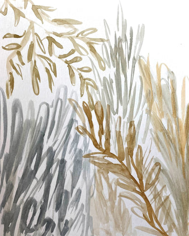 Neutral Botanical Strokes