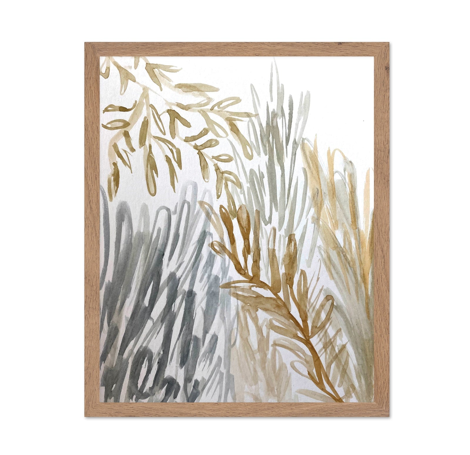 Neutral Botanical Strokes