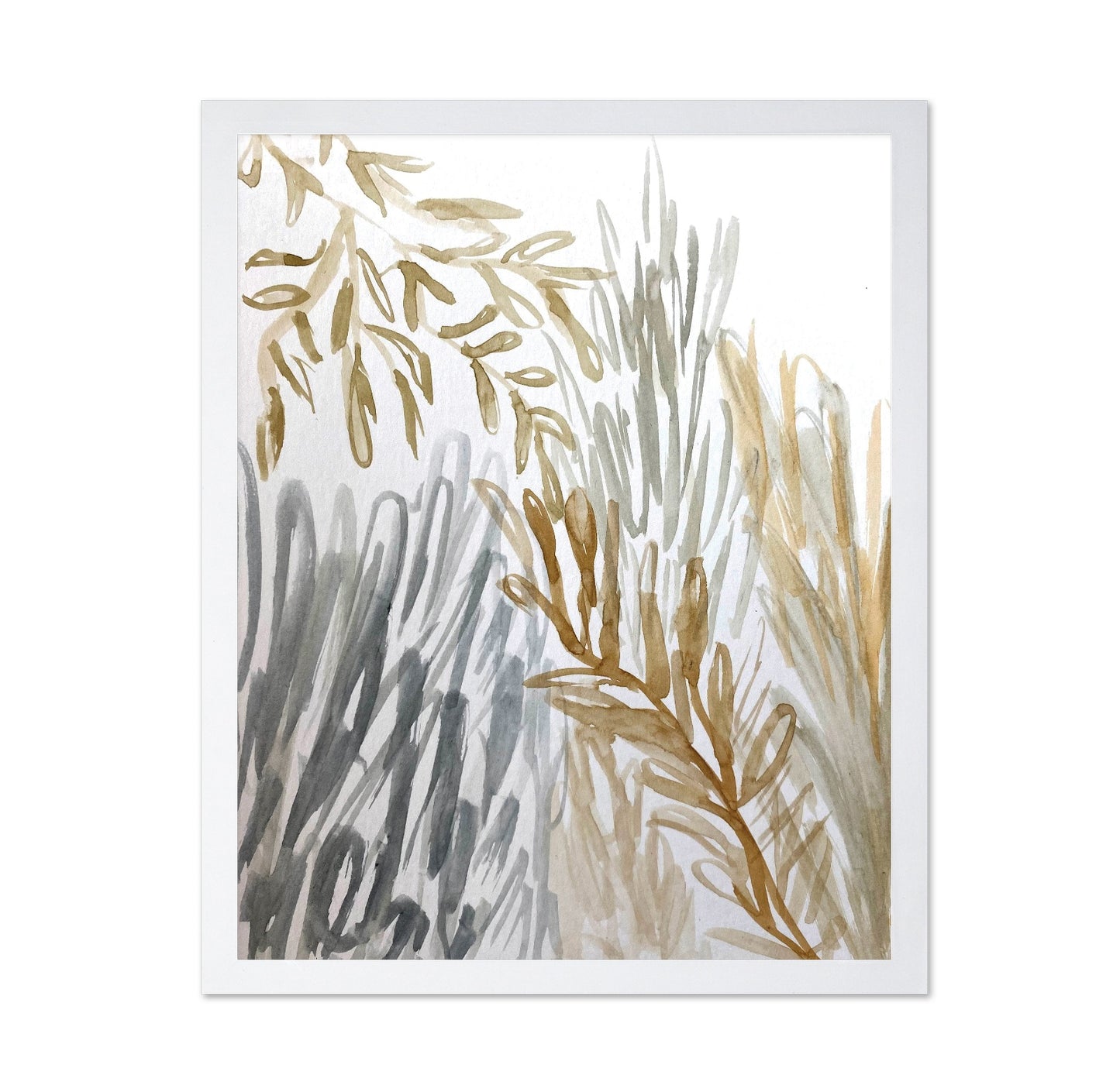 Neutral Botanical Strokes
