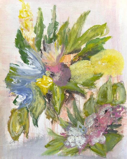Expressive Floral Burst