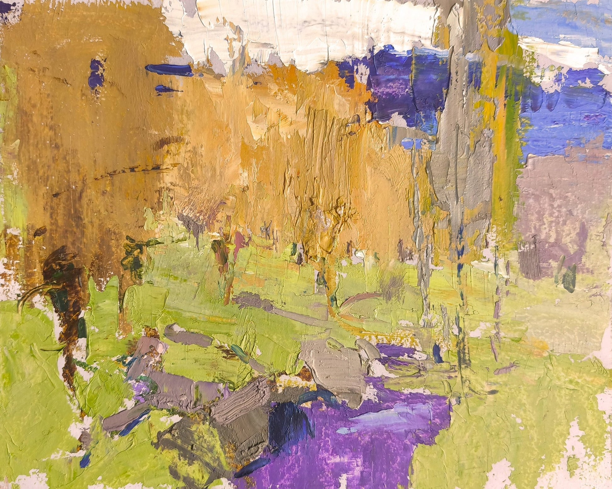 Abstract Meadow Path