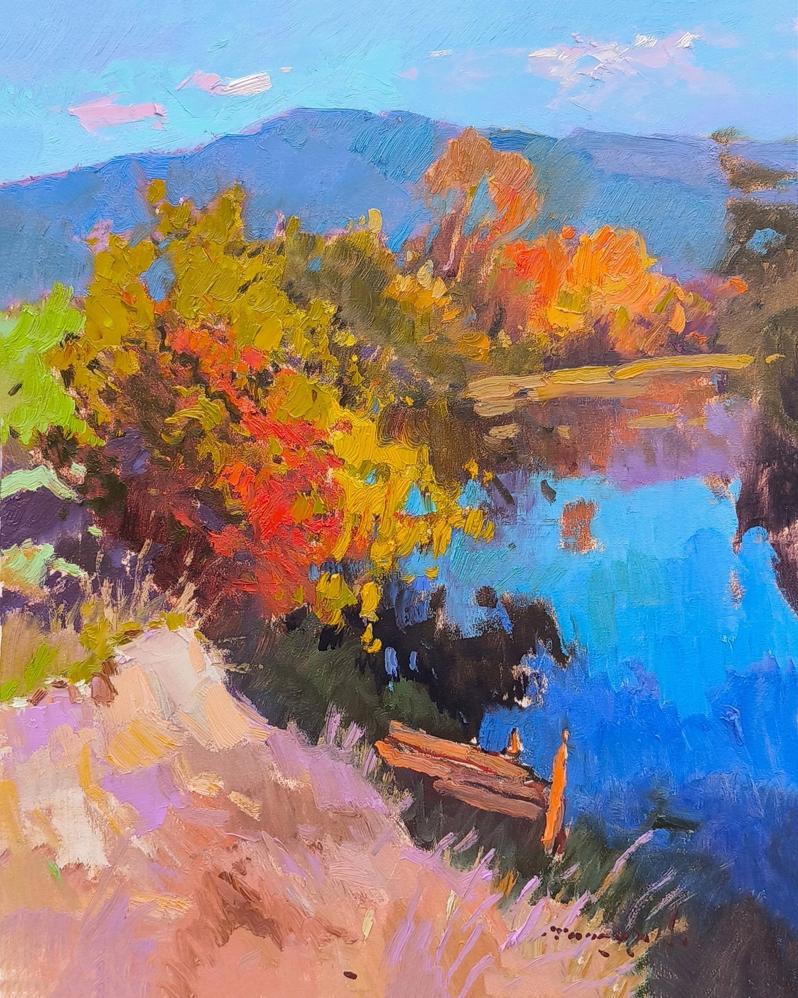 Autumn Lake Reflections