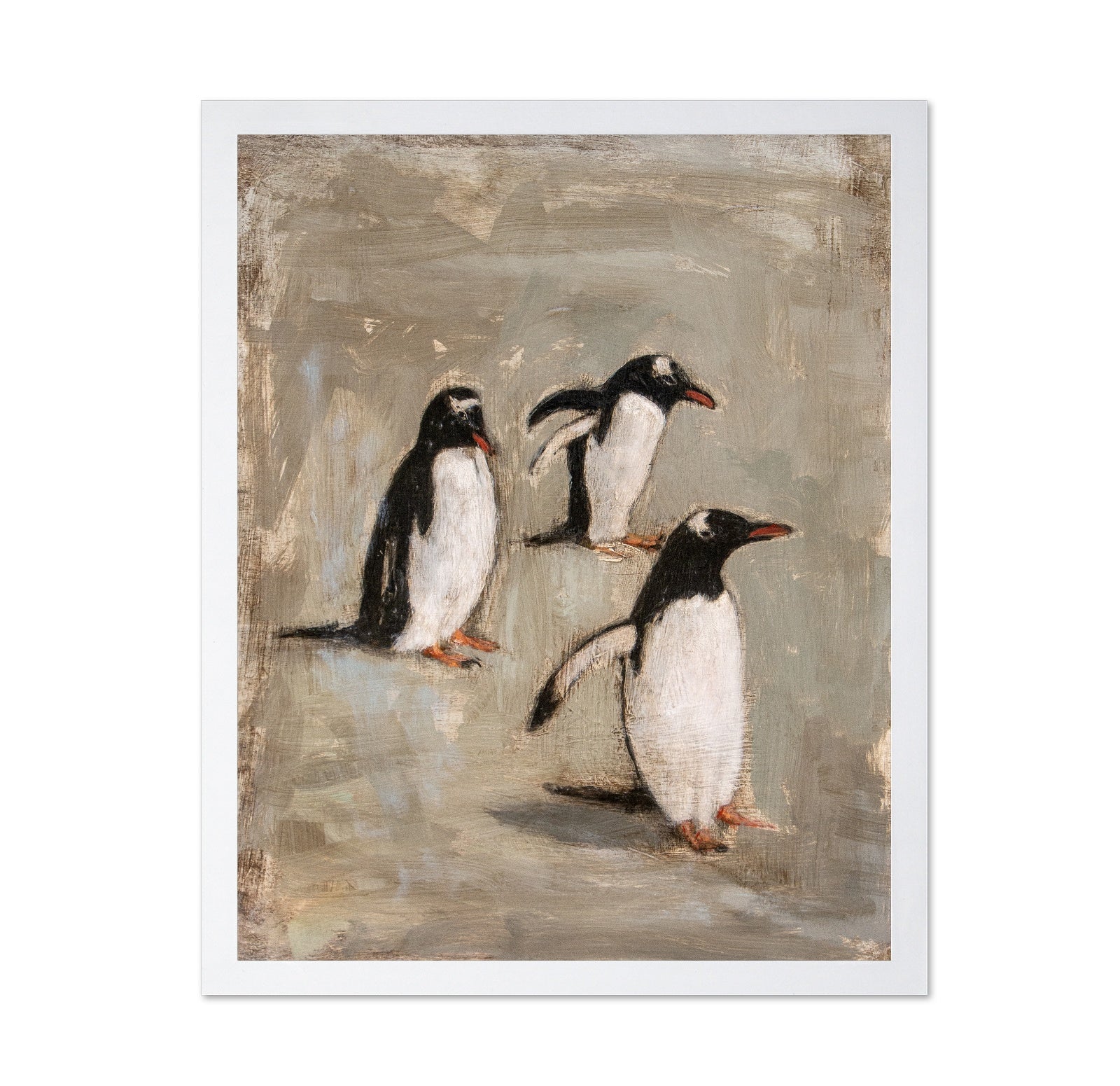 Playful Penguin Trio