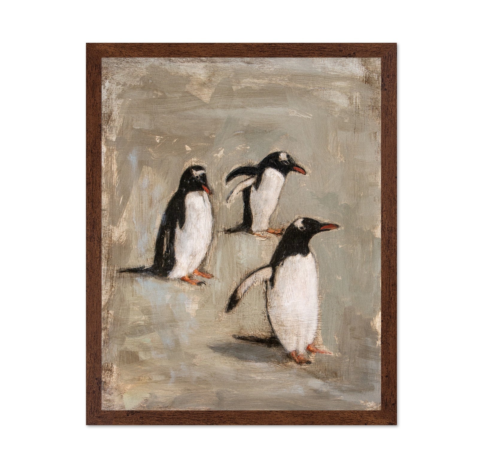 Playful Penguin Trio