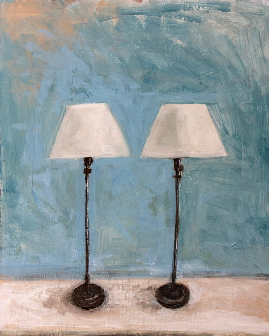 Paired Floor Lamps