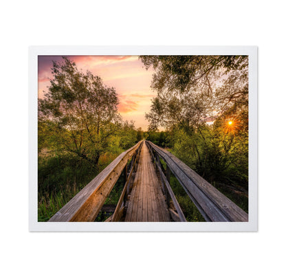 Wooden Bridge Sunset