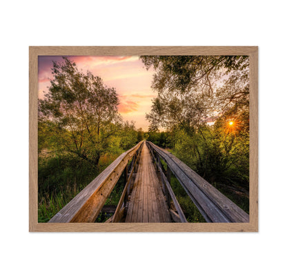 Wooden Bridge Sunset