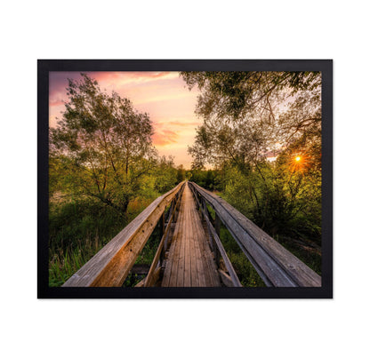 Wooden Bridge Sunset