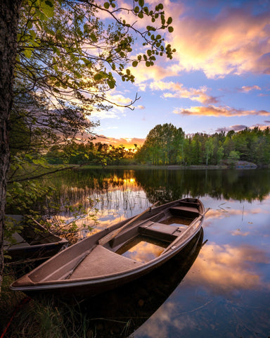 Boat Lake Sunset