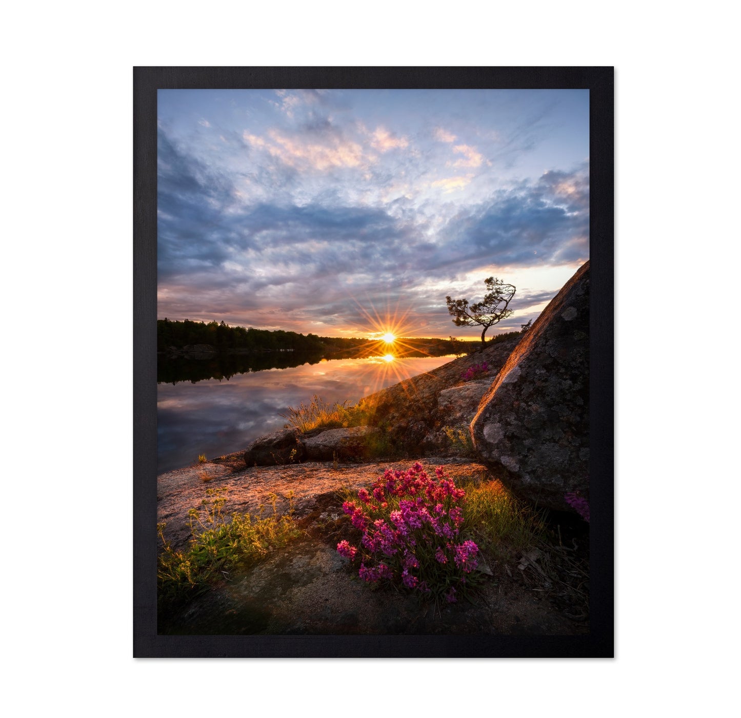 Sunset Lake Reflection