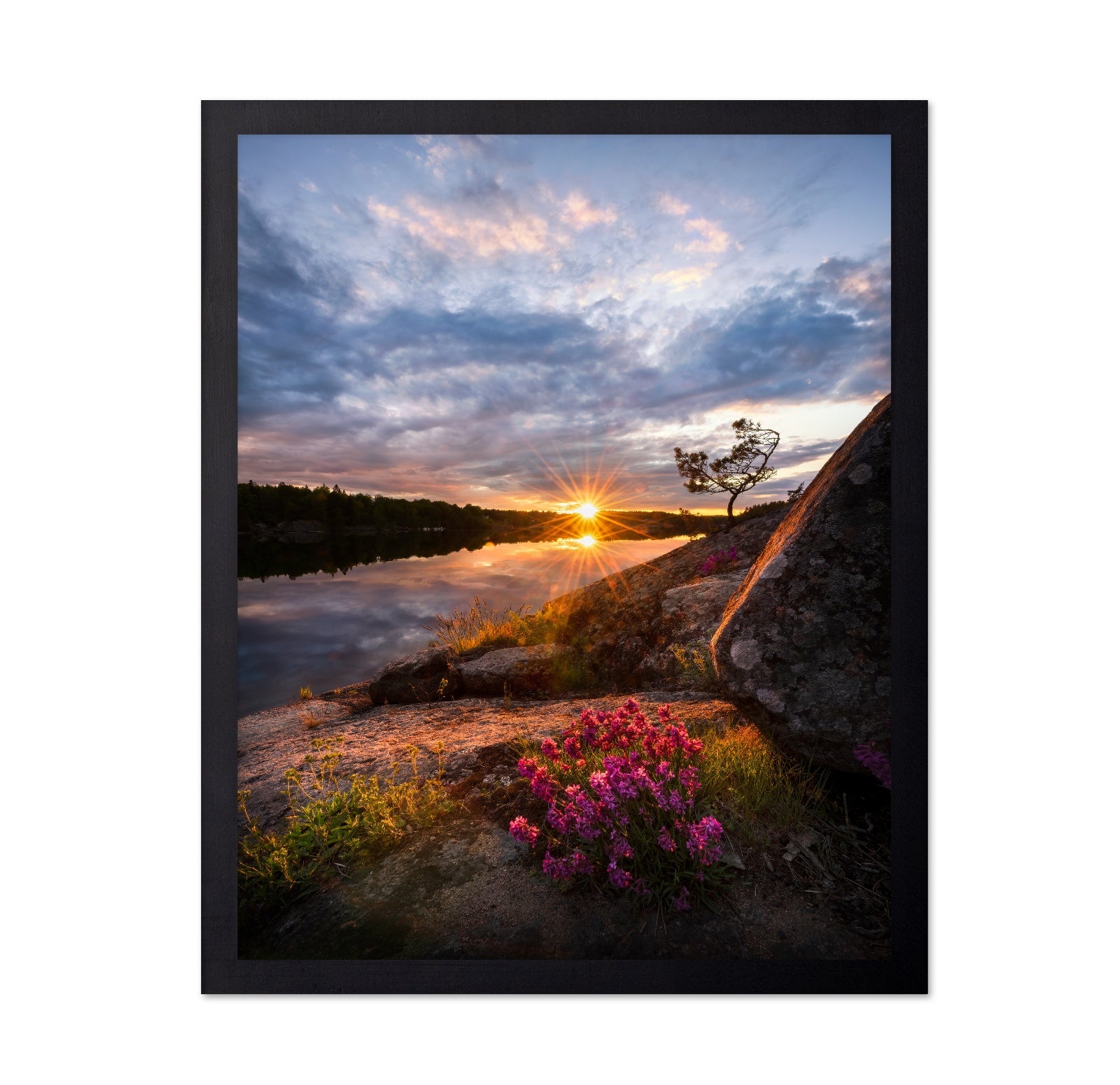 Sunset Lake Reflection