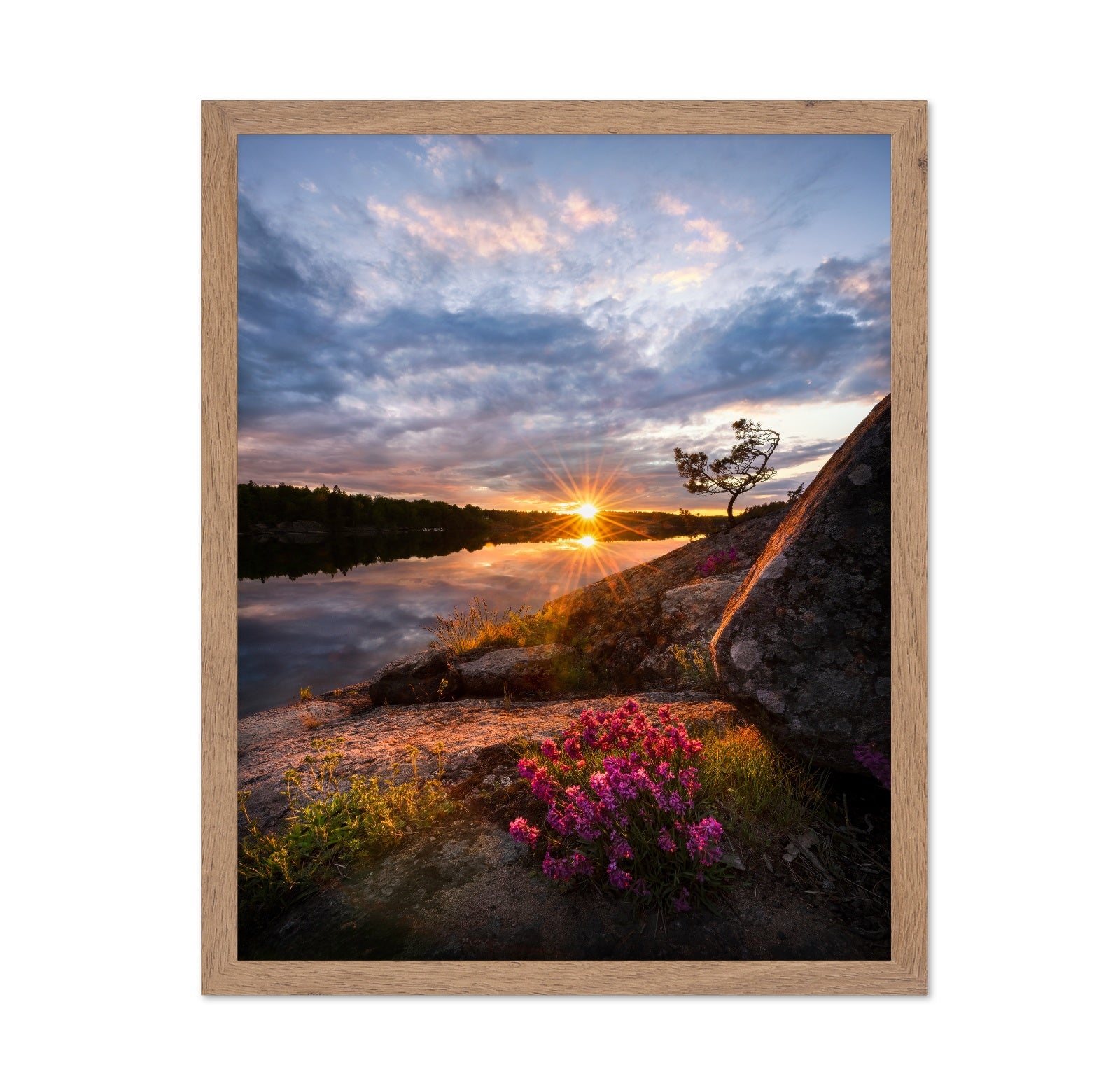 Sunset Lake Reflection