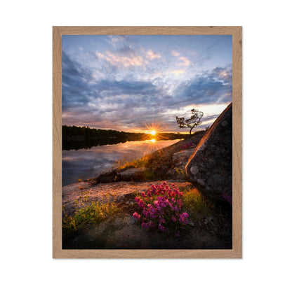 Sunset Lake Reflection