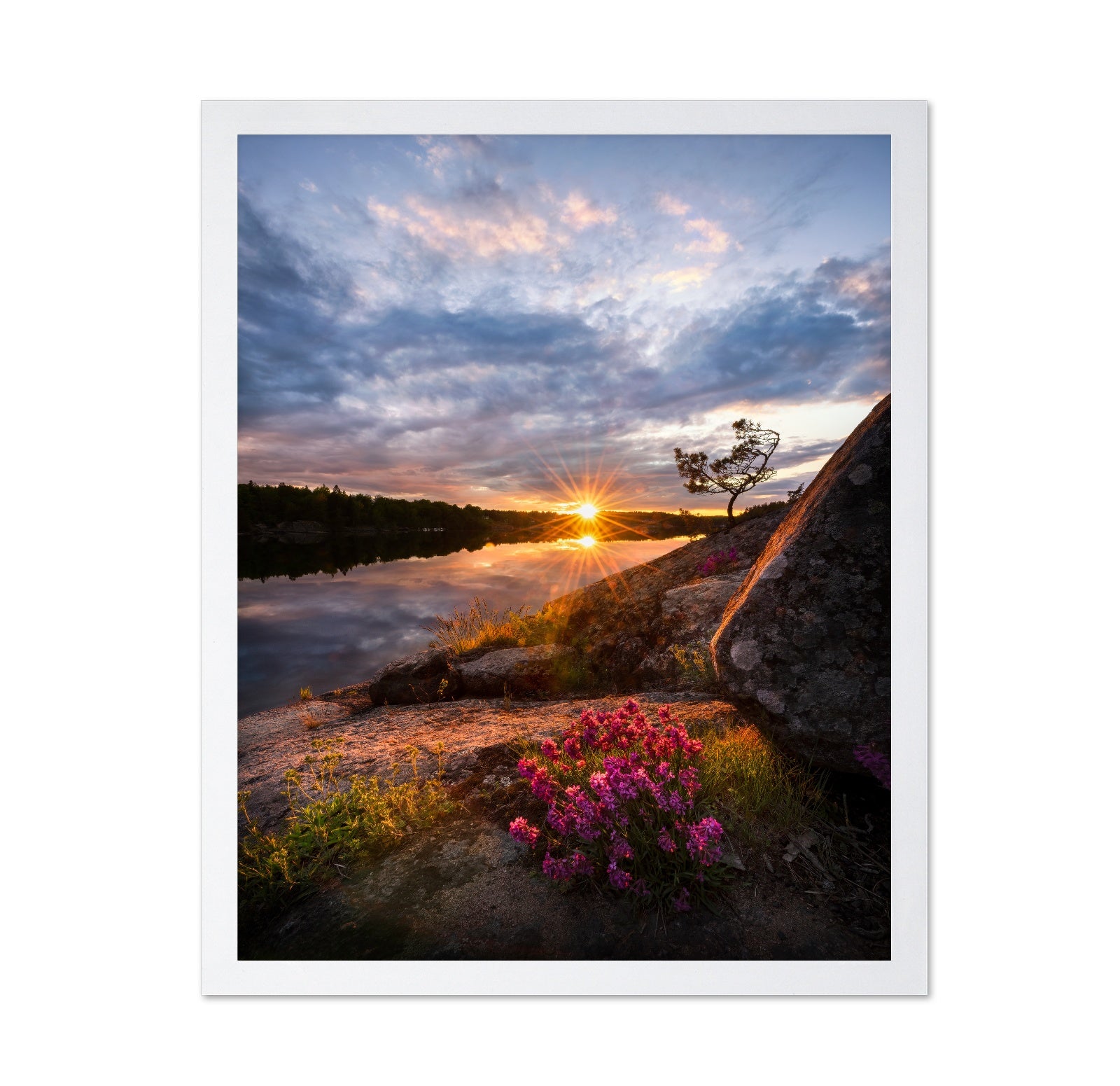 Sunset Lake Reflection
